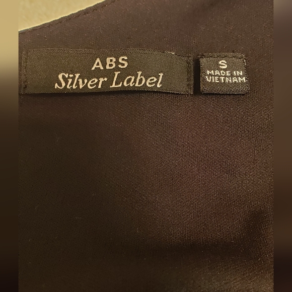 ABS Silver Label One Shoulder Multicolored Mini Dress Size S - Picture 7 of 13